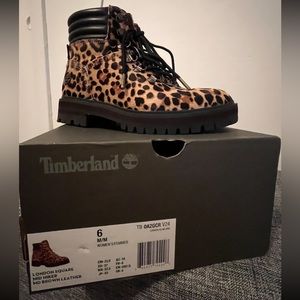 Timberland Leopard Print Boots